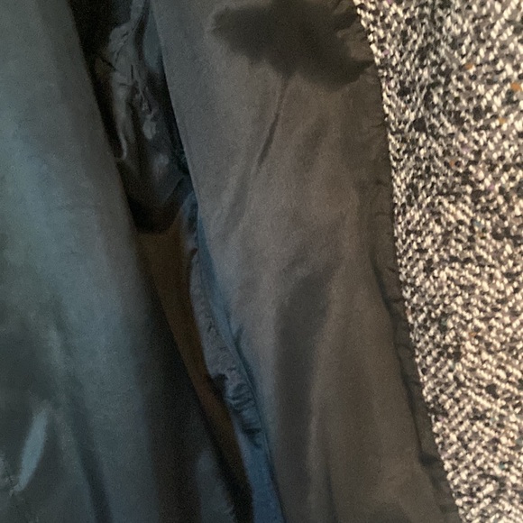 Vintage 80-90’s Wool Leather Coat Size M - Picture 9 of 14